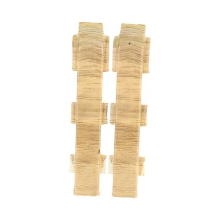 соединитель для плинтуса ПВХ SALAG Lima 72мм Кварк 2шт.