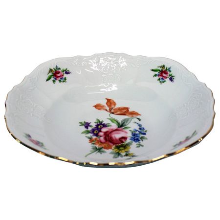 салатник THUN Bernadotte Мейсенский букет 23см 1л круглый фарфор салатник concordia мейсенский букет 25 см круглый