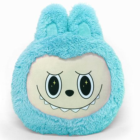 подушка декоративная Лабубу 40х40см голубая, арт.ЛБ-голубая