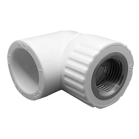 угольник PPR РОСТерм комбинированный d25х1/2 ВР угольник ppr ростерм комбинированный d20х1 2 вр с креплением