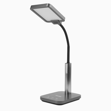 лампа настольная светодиодная CAMELION LED 10Вт 620Лм регулируемая антрацит hotred трансформатор освещения 5050 10вт 5 режимов