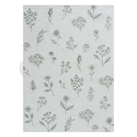 полотенце кухонное CLEANELLY Гербарий 50х70см зеленое, арт.ПЦ556-6967 полотенце кухонное гербарий 5070 см