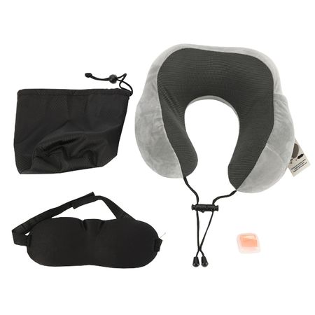 набор для путешествий: подушка на шею, беруши, маска для сна беруши трэвел дрим силикон анатом 4 шт
