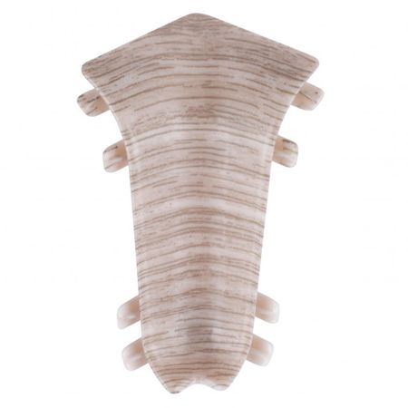 угол внутренний для плинтуса ИДЕАЛ Классик 55 Дуб мокко  ПВХ