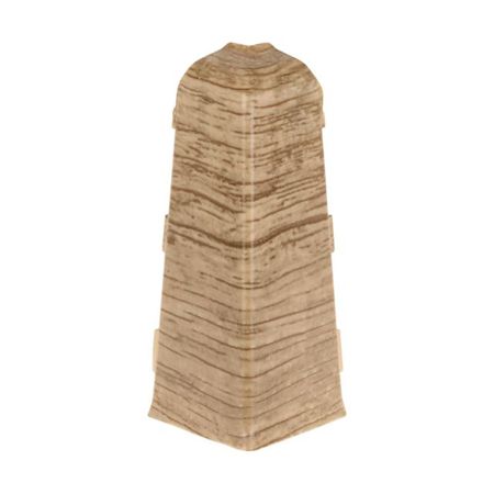 угол наружный для плинтуса ПВХ SALAG Lima 72мм Лора 1шт.