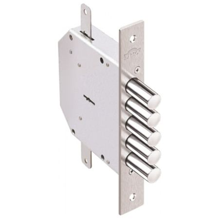 замок врезной ЭЛЬБОР Гранит 1.06.02 /00407/ сувальдный с тягами 5 ригелей