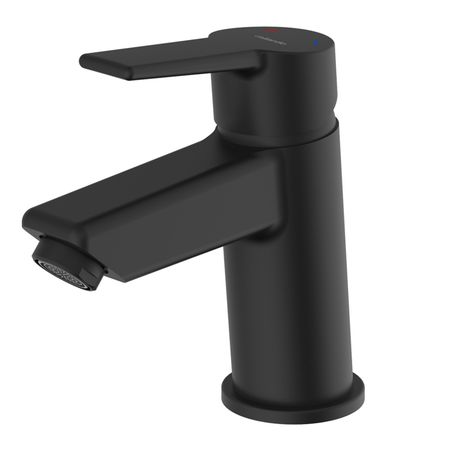 смеситель для раковины MILARDO Stripe латунь черный матовый смеситель для ванны milardo simp латунь