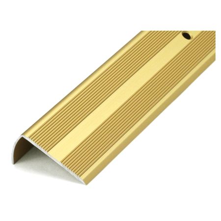 порог алюм. угол 40x20мм 0,9м анод. золото порог алюм угол 40x20мм 0 9м анод бронза