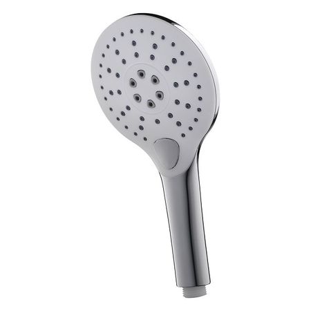 насадка душевая AQUEDUC 120мм 3 режима кнопка белый/хром
