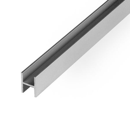 профиль алюминиевый H-образный серебро 1,3х12х9,1х1000мм профиль алюминиевый т образный серебро 20х1 3х2700мм гибкий