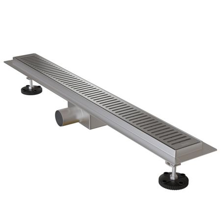 трап лотковый IDDIS Level  700 мм слив 40/50мм комбинированный затвор хром трап горизонтальный ore 100х100мм слив 50мм металл гидрозатвор