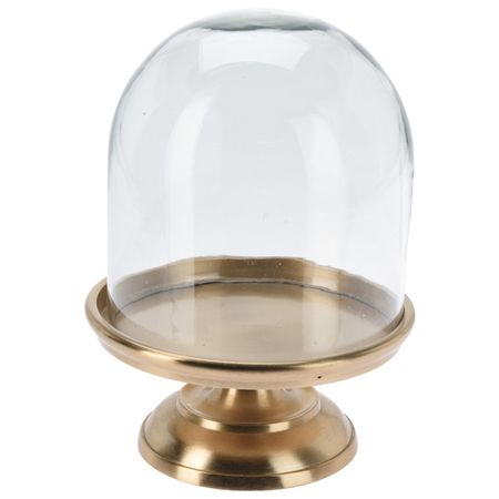 тортовница KOOPMAN с колпаком 16,5х23,5см стекло, алюминий