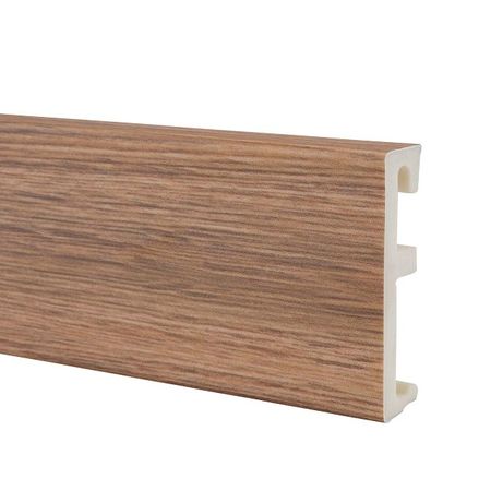 плинтус SALAG ALPHA Дуб мятный 2400x80мм ударопрочный ПВХ микроскоп 64x 2400x для