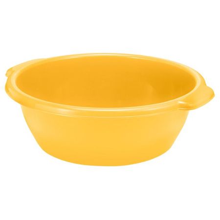 таз БЫТПЛАСТ 17,5л овальный пластик  желтый