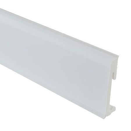 плинтус SALAG ALPHA Белый 2200x65мм ударопрочный ПВХ