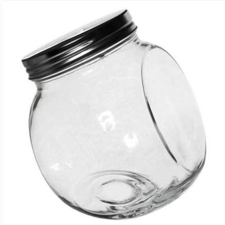 банка для продуктов Classica 0,7л круглая стекло, металл банка для продуктов todelia simplicity 1 6л круглая стекло пробка силикон