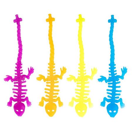 набор игрушек антистресс-тянучка Скелет 8шт термоэластопласт медная памятная монета путешественник скелет 5 центов