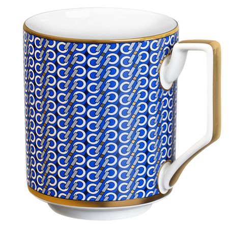 кружка ESPRADO Eterna Arctic 380мл костяной фарфор, золото