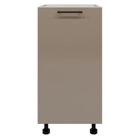 шкаф напольный Мокко глянец 820х400х504мм 1 дверь МДФ/ЛДСП