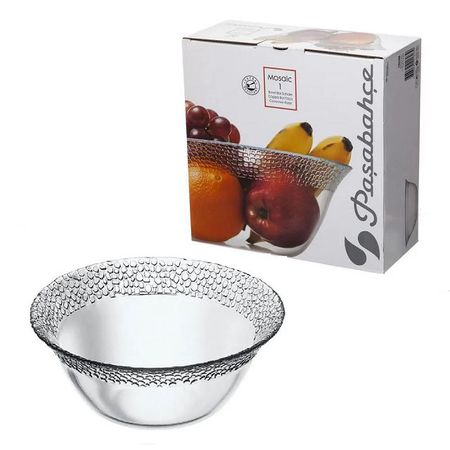 салатник PASABAHCE Mosaic 23см 1.88л стекло шторка для ванны ofelis mosaic 75х140см 1 створка стекло