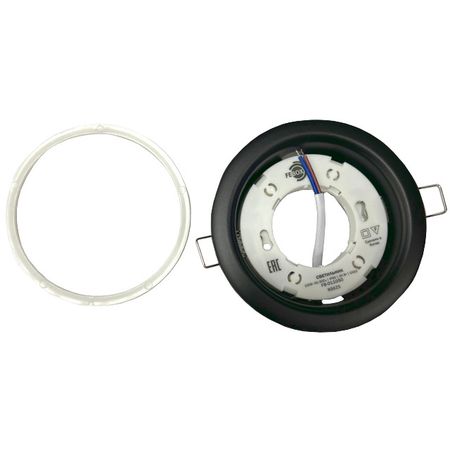 светильник встраиваемый FEBOX GX53 черный светильник встраиваемый navigator motley с патроном gx53