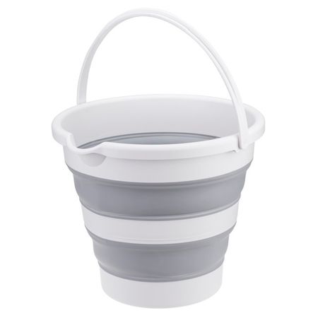 ведро IDEA Флекс 5л без крышки круглое, складное пластик, ТЭП водонепроницаемые крышки для тумблеров m12 0 75