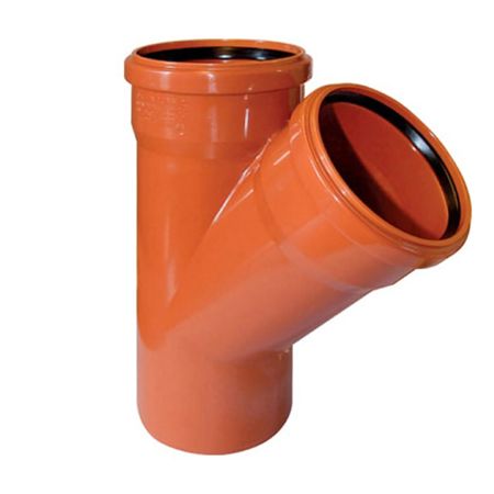 тройник для наружной канализации OSTENDORF 110мм 45гр муфта для наружной канализации 110мм