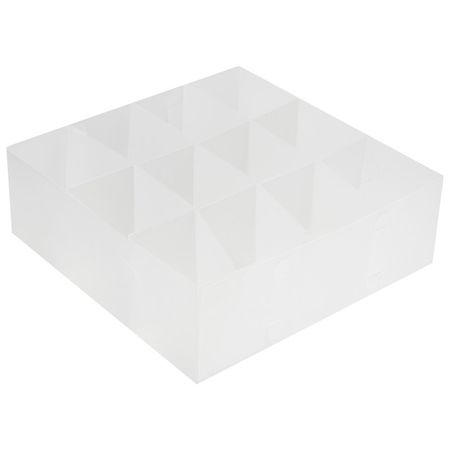 коробка для белья РЫЖИЙ КОТ 12 ячеек 30х30х10см складная полипропилен коробка для белья рыжий кот 6 ячеек 30х15х7см складная полипропилен