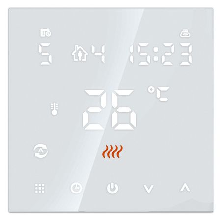 терморегулятор сенсорный Русское тепло с датчиком ТР-500 белый русское лото