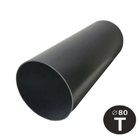 труба IMPLAST водосточная G130/80 80мм графит 1,2м