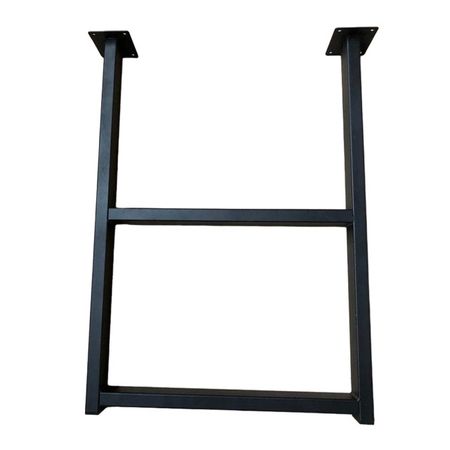 подстолье для стола PROSMITH ЛОФТ 710х550мм со средней поперечиной сталь черный подстолье для стола prosmith лофт 710х550мм z образное