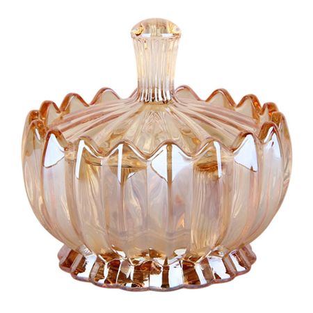 емкость КОРАЛЛ 10х10см с крышкой стекло