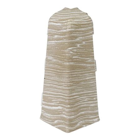 угол наружный для плинтуса ПВХ SALAG Lima 72мм Дуб Сканди 1шт.