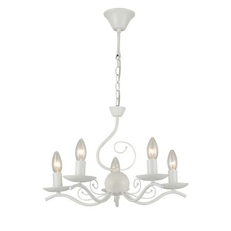 люстра подвесная ESCADA Кантата 5х40Вт Е14 белый