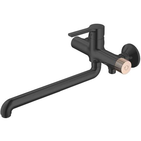 смеситель для ванны VITARTA VT.51.04.02 длинный излив черный смеситель для ванны vitarta ff35139 длинный излив