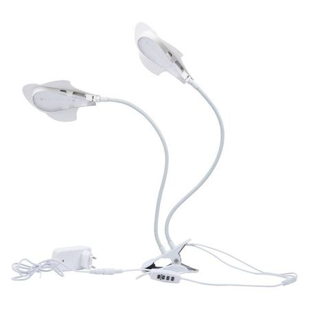 лампа настольная UNIEL для растений 15Вт на прищепке SPLE IP40 фитолампа zhmzh 18 28 светодиодов полный спектр 220в