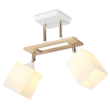 люстра потолочная AMBRELLA LIGHT Традиционный E27х2 40Вт белый/золото/белый матовый