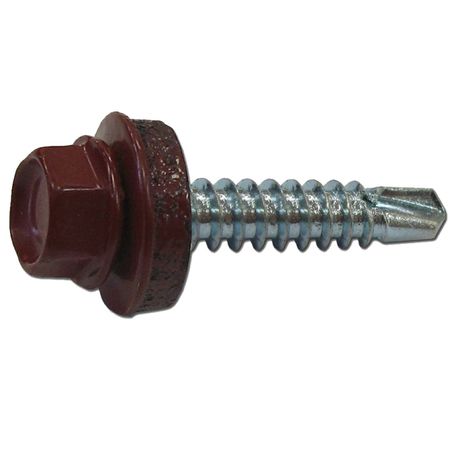 саморез кровельный с буром 4,8х35мм темно-красный RAL-3005 60шт нефростен таблетки п о плен 60шт