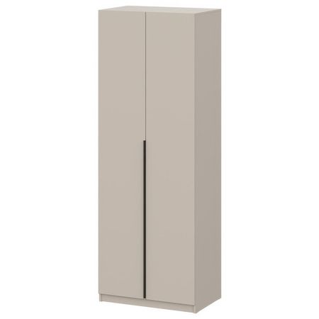 шкаф Линк 2-х дверный 800х500х2200мм бежевый ЛДСП