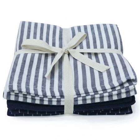 комплект полотенец кухонных TODELIA 40х60см 3шт синий, арт. HT-3311navy комплект полотенец кухонных винтажные истории 35х60см 2шт синий арт нк в винтаж