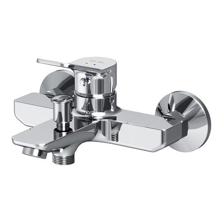 смеситель для ванны AM.PM X-Joy короткий однорычажный латунь хром смеситель для ванны damixa gala короткий латунь