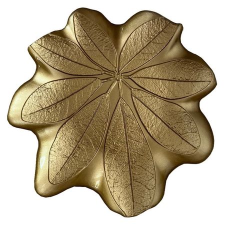 блюдо AKCAM Золотой каштан 21х21см стекло