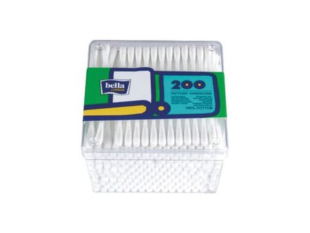 палочки гигиенические BELLA 200шт пластик