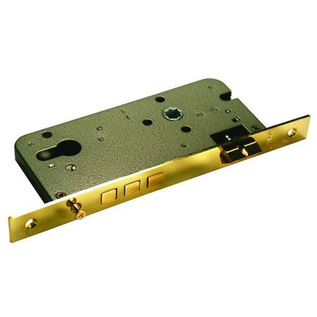 замок врезной MORELLI L03 PG без цилиндра 3 ригеля золото прокладка головки цилиндра 33 4122 tk486v для thermo king tk4 86v yanmar 486v 33 5056