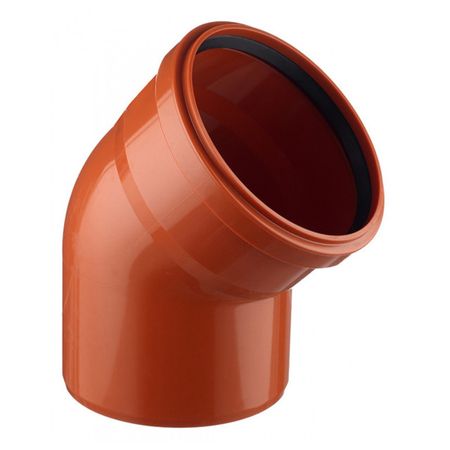 отвод для наружной канализации OSTENDORF 110мм 45гр муфта для наружной канализации 110мм