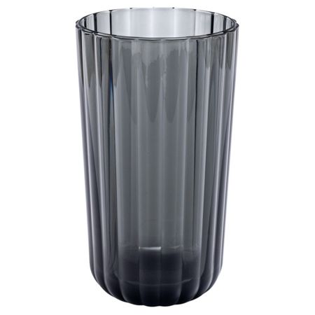 ваза ОСЗ Магия 19см стекло графит