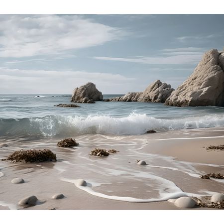 картина на холсте Ocean 700х1100мм постеры с животными на холсте