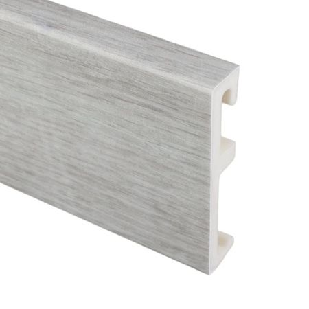 плинтус SALAG Alpha Marengo 2400x80 ударопрочный ПВХ микроскоп 64x 2400x для