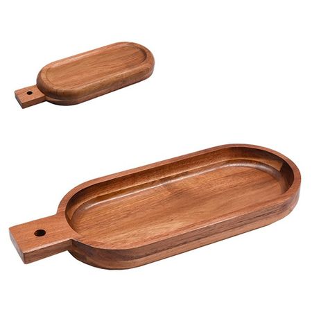 блюдо TODELIA Acacia 33х13х3,5 см овальное акация