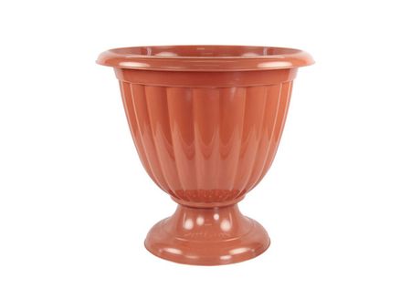 вазон Жасмин 18л d42см h40см терракот пластик вазон жасмин 12л d38см h36см белый пластик